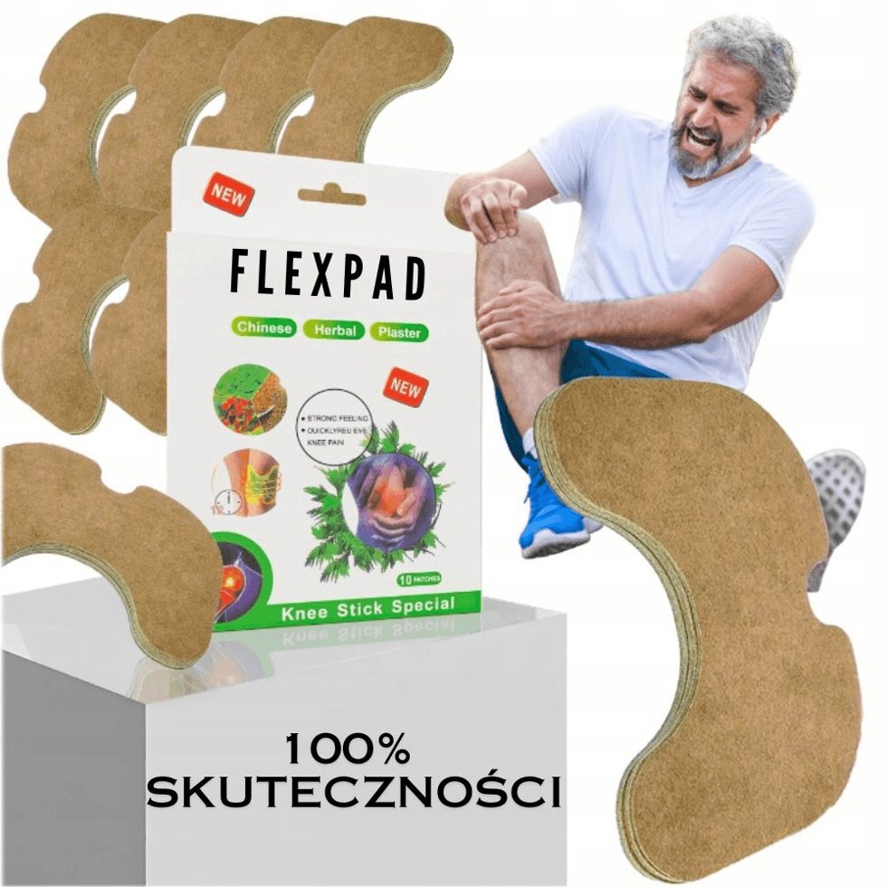 Naturalne leczenie kolan, łokci i kręgosłupa FlexPad